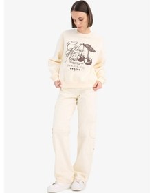 Resim DeFacto Straight Fit Gabardin Pantolon Kargo Cepli Normal Bel Düz Paça D3762AX24AUER98 