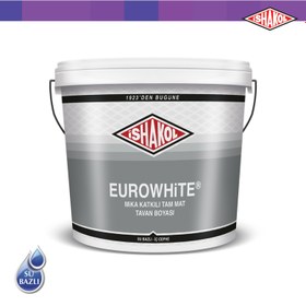 Resim İshakol Eurowhite Mika Katkılı Tam Mat Tavan Boyası - 3,5Kg 