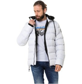Resim Cipo & Baxx Cm202 Erkek Şişme Mont Beyaz 