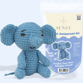 Resim Sensy Amigurumi Kit Başlangıç Seviye Amigurumi Kiti - Blue Ellie 