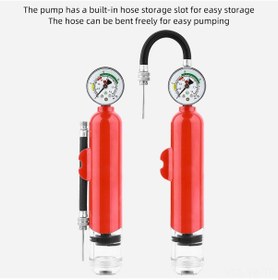 Resim Vkemall Mini Abs Hava Pompa, 1.4bar Hızlı Şişirici, Basketbol Futbol İçin Taşınabilir Sarı 