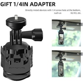 Resim Novahub Insta360 Go 3 İçin Hızlı Montaj Güneşlik Ve Telefon Tutucusu - Zj585, Araba Ve Spor Kamera Uyumluluğu 