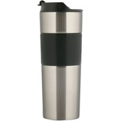 Resim S-Link French Press, Paslanmaz Çelik Termos Kupa Bardak 500 ml Gümüş 