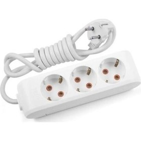 Resim 3'lü Priz 2mt. Kablolu 