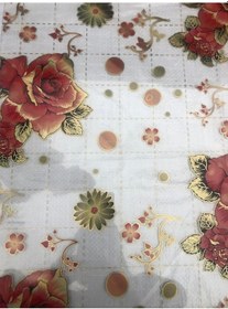 Resim Şefaf Desenli Masa Örtüsü 70Cm X 130Cm 1.8Mm Pvc Masa Örtüsü Dese 