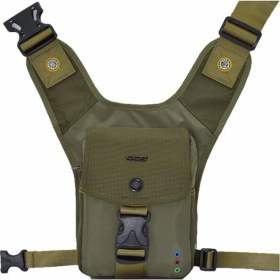 Resim Ççs Kapaklı Motosiklet Bel Bacak Çantası Yeşil 