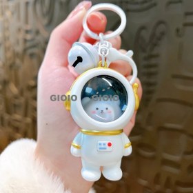 Resim Silver1 Yeni Sevimli Çizgi Film Işıklı Işık Kulomi Büyük Kulak Köpek Hediye Kutusu Anahtarlık Araba Okul Çantası Dıy Kolye Hediye (Yurt Dışından) 