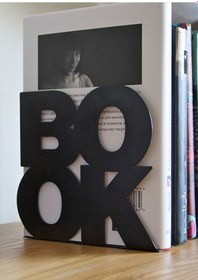 Resim Tasagram Book Yazılı Metal Kitap Desteği Tutucu 