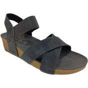 Resim Pierre Cardin 6956 Siyah Dolgu Taban Kadın Sandalet 
