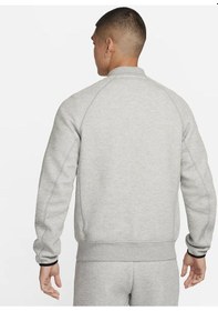 Resim Nike Sportswear Tech Fleece Bomber N98 Full-zip Erkek Ceket Ndd Sport Gri 