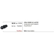 Resim FİAT SIENA VİRAJ DEMİR UÇ LASTİĞİ 31374 