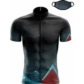 Resim Freysport Storm Bisiklet Forması - Kısa Kollu Siyah 