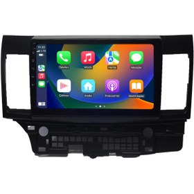 Resim Mitsubishi Lancer Android Carplay Multimedya 2010-2017 4GB RAM + 64Gb Hafıza + 8 Çekirdek 