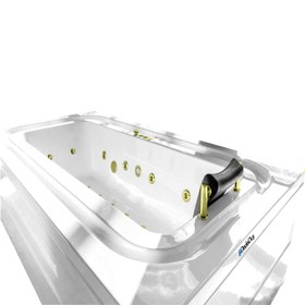 Resim Dikdörtgen Taşmalı Küvet | Jakuzi | Kefeliköy | 200x100 | Mod - 100x200 / Siyah / 1 Kişilik 