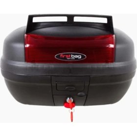 Resim First Bag Motosiklet Çantası 48 Litre Kırmızı Reflektörlü 