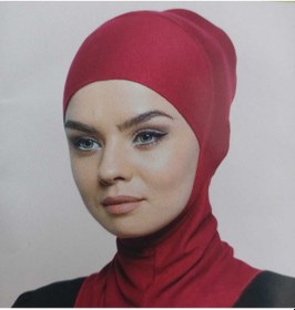 Resim Boyunluklu Bone , Spor Bone , Hijab , Tesettür, Siyah , Geçmeli Hazır Bone Çok Renkli 
