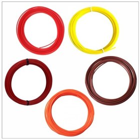 Resim 3d Kalem İçin Ateş Ve Toprak Kırmızı,bordo,turuncu,sarı,kahverengi Pla Filament Seti 