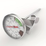 Resim 1 adet KT THERMO Paslanmaz Çelik Gıda Termometresi, Silikon Kılıf, Klips ve İnceleme Kılıfı - 0-220°F / -17~100°C, Pişirme, Barbekü, Süt, Kahve, Su için Analog Ekran - Et, Mutfak Araçları ve Aksesuarları için İdeal, Barbekü Termometresi | Paslanmaz Çelik Termometre | Dayanıklı Mutfak Aracı, Et Termometresi 