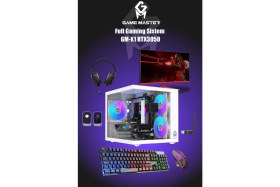 Resim GM Game Master GM-X1 Full Gaming Set i3-12100F 16GB Ram 512GB M.2 RTX3050 23.8" 165Hz FHD Oyuncu Monitör Siyah PC 