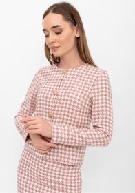 Resim Laranor Pembe Dokulu Kısa Blazer Ceket&hırka 