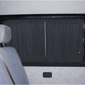 Resim Oto Pandami Volkswagen Crafter 2.nesil Uzun Şase 2018+ Uyumlu Füme Raylı Oto Perde Takımı 