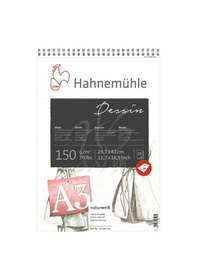 Resim Hahnemühle Dessin Spiralli Eskiz Defteri 150G 25 Yaprak A3 