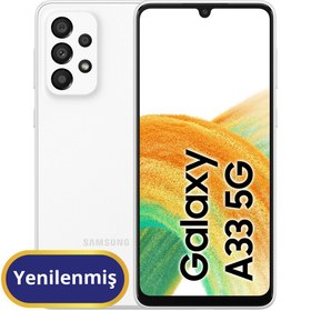 Resim Samsung A33 Yenilenmiş TR Garanti | 128 GB 6 GB Beyaz 