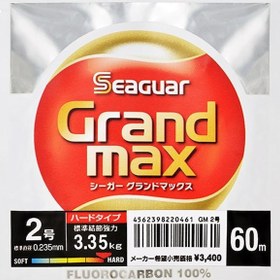 Resim Seaguar Grandmax Hard Fc 60m Leader Misina 0,40mm 