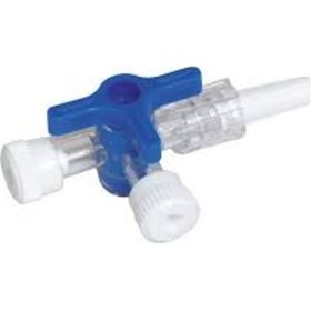 Resim Üç Yollu Musluk Mavi Renk 100 Adet 