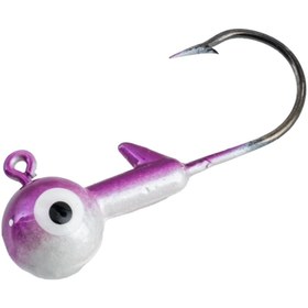 Resim Jighead - Zoka - Kurşunlu Olta İğnesi - (XH-A 02) - Mor Beyaz - 6 Gr 