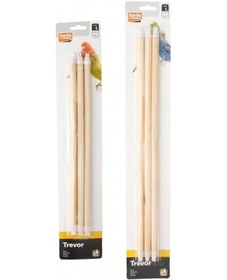 Resim Karlie Ahşap Kuş Tüneği 3lü 35x12 Mm 