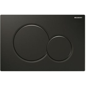 Resim Geberit Sigma01 115.770.dw.5 Kumanda Kapağı Çift Basmalı .siyah 