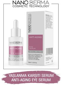 Resim Nanoderma Serum Göz Çevresi Göz Altı Serumu Kırı 