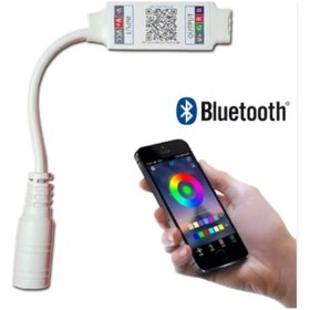 Resim Bluetoothlu Cep Telefonundan Rgb Led Kontrol 6a 5-24v 