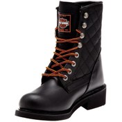 Resim Black Hakiki Deri Kadın Bot & Bootie HD0777256003 