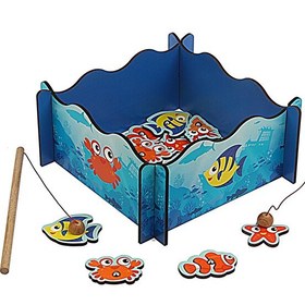 Resim Rossie Ahşap Mıknatıslı Balık Tutma Oyunu 48008 