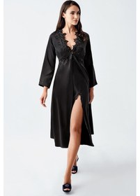 Resim İmaj 4000 Siyah Renk Saten 6lı Çeyizlik Set Siyah 