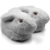 Resim Twıgy Zulu Kadın Hayvanlı Panduf 36-41 21k T-zulu Z Gri 