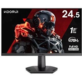 Resim Koorui 25E3A 24.5" 170 Hz 1 MS VA FHD HDMI DisplayPort Gaming Monitör 