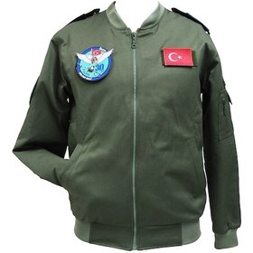 Resim Yetişkin Kadın Pilot Mont - Yeşil 