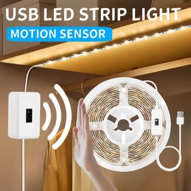 Resim Sevgililer Günü için 10.0metre USB Güçlü LED Şeridi ile Hareket Algılama ve Ayarlanabilir Özellik – Parlatılmış Uzay Temalı Plastik Bant, Kızılötesi Fonksiyonu, Koridor, Merdiven, Salon, Mutfak, Yatak Odası için İdeal 