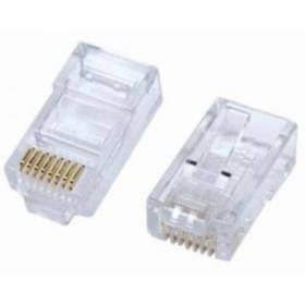 Resim Alfais 4220 Rj45 Jack Cat5e Internet Kablo Caki Jak (100 Adet) 