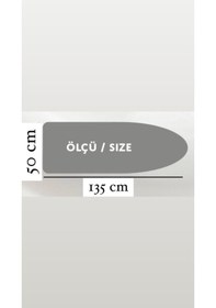 Resim Gercella Luxury Ütü Masası Bezi Kılıfı Örtüsü Siyah 