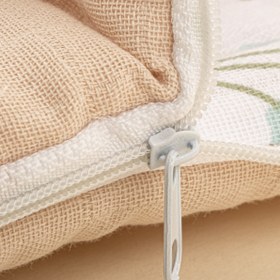 Resim Uyku Tulumu ve Yastık - Kumsal Beji Muslin - Ceylan 