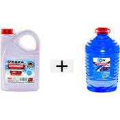 Resim Genel Markalar Car Care Kışlık Set ( Cam Suyu 5 Lt Antifrizli -20 Derece Kırmızı Antifriz 3 Lt -42 De 