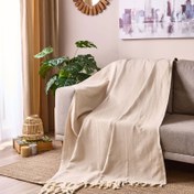 Resim DC Home Trendy Koltuk Şalı - Bej - 170x230 cm 