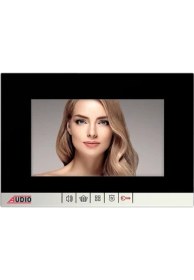 Resim Audıo 001189 Bus Plus 7" Görüntülü Diafon (Mekanik Butonlu) - Siyah 