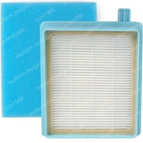 Resim Philips Uyumlu Fc 8478 Powerpro Compact 4 Adet Hepa Filtre 16 Ad Sünger 