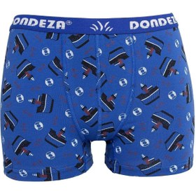 Resim Dondeza 6'lı Paket Desenli Erkek Çocuk Boxer 