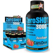 Resim Zero Shot 60 ml 3000mg L-carnitine 12 Adet Çilek Aromalı 